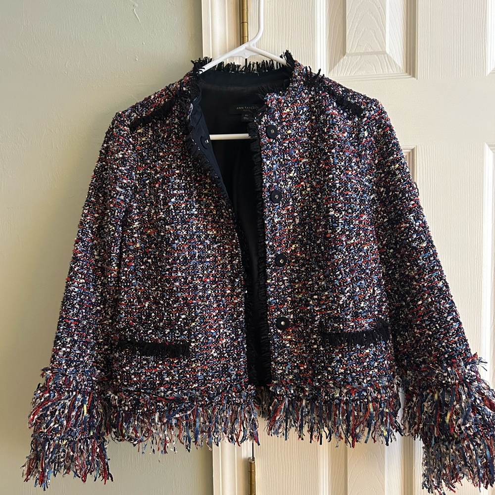 Multicolor Tweed Jacket